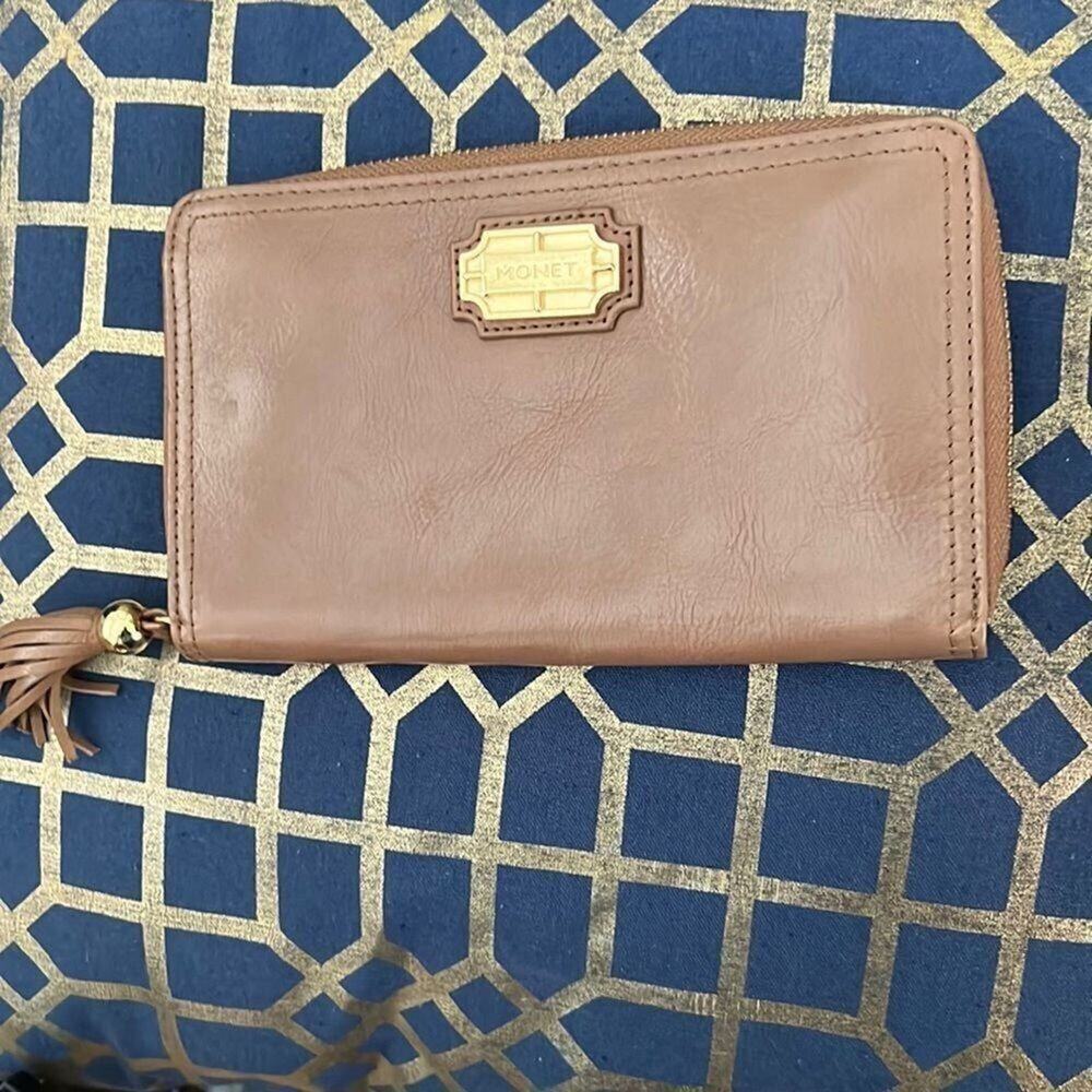 MONET GENUINE‎ LEATHER TASSEL WALLET
